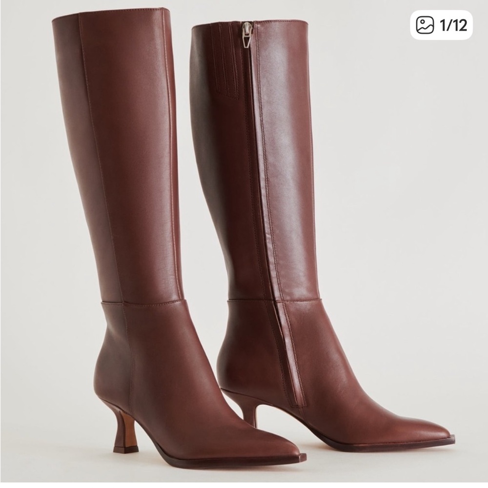 Dolce Vita Auggie Boots in Chocolate Leather